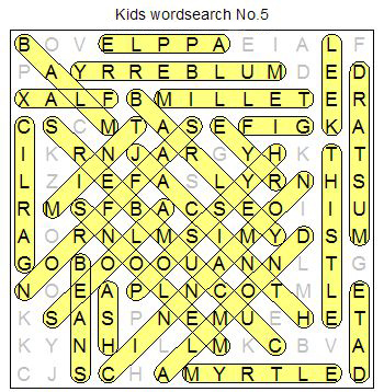 free Kids Bible wordsearch puzzle