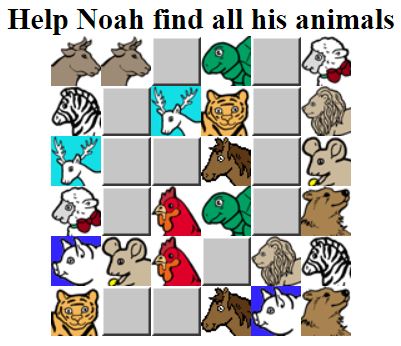Noahs Ark Matchimg game