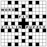 Fill-in style crosswords