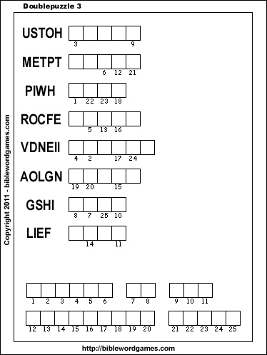 Free Christian Family Biblle doublepuzzle